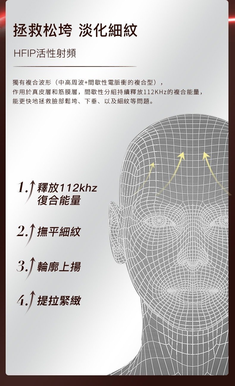 Jujy - 24K 煥顏緊緻射頻機｜嫩膚儀｜美顏器 Pro