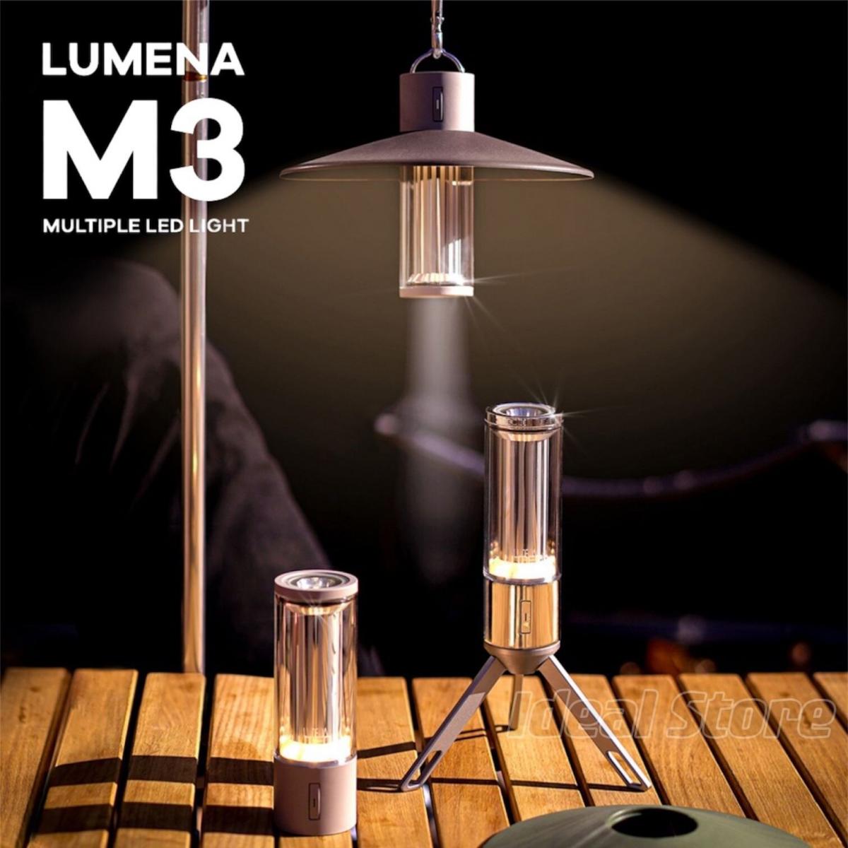 Lumena - M3 3-in-1 multi-purpose lighting LED light | camping light | waterproof light | hanging light