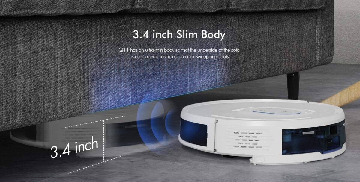 Neabot - NoMo Q11 4000Pa robot vacuum | mopping robot | self-emptying garbage | fully automatic artificial intelligence | dToF lidar