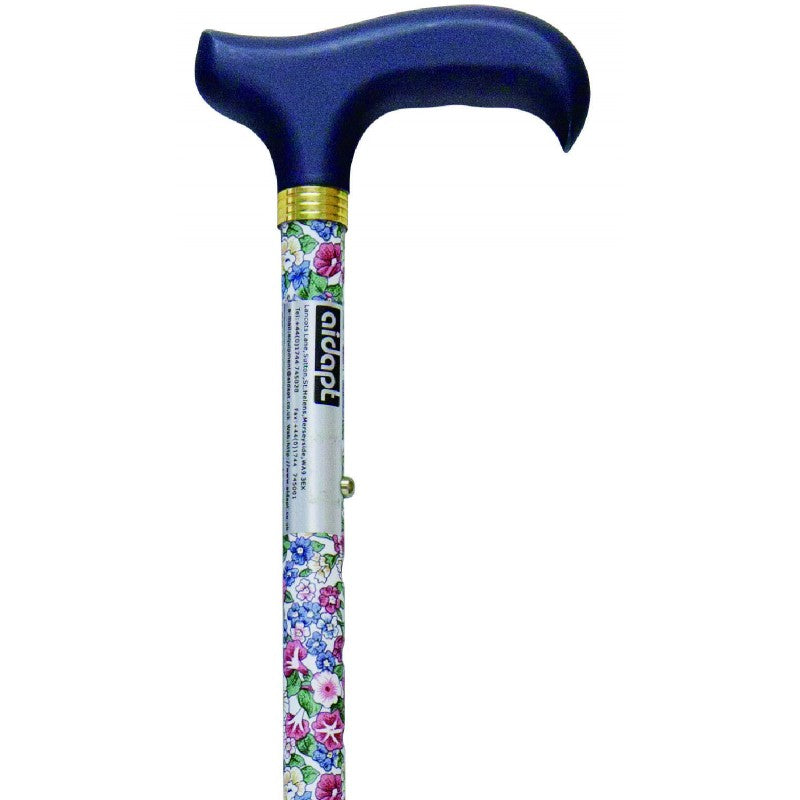 Aidapt 摺疊式手杖 (純色扶手) Mini Folding Walking Stick (Solid color handle)