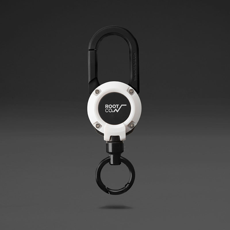 ROOT CO. - Gravity MAG REEL 360 捲軸伸縮扣 - 白色