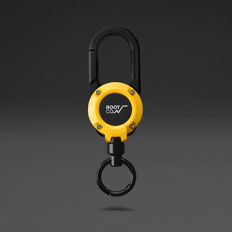 ROOT CO. - Gravity MAG REEL 360 捲軸伸縮扣 - 黃色