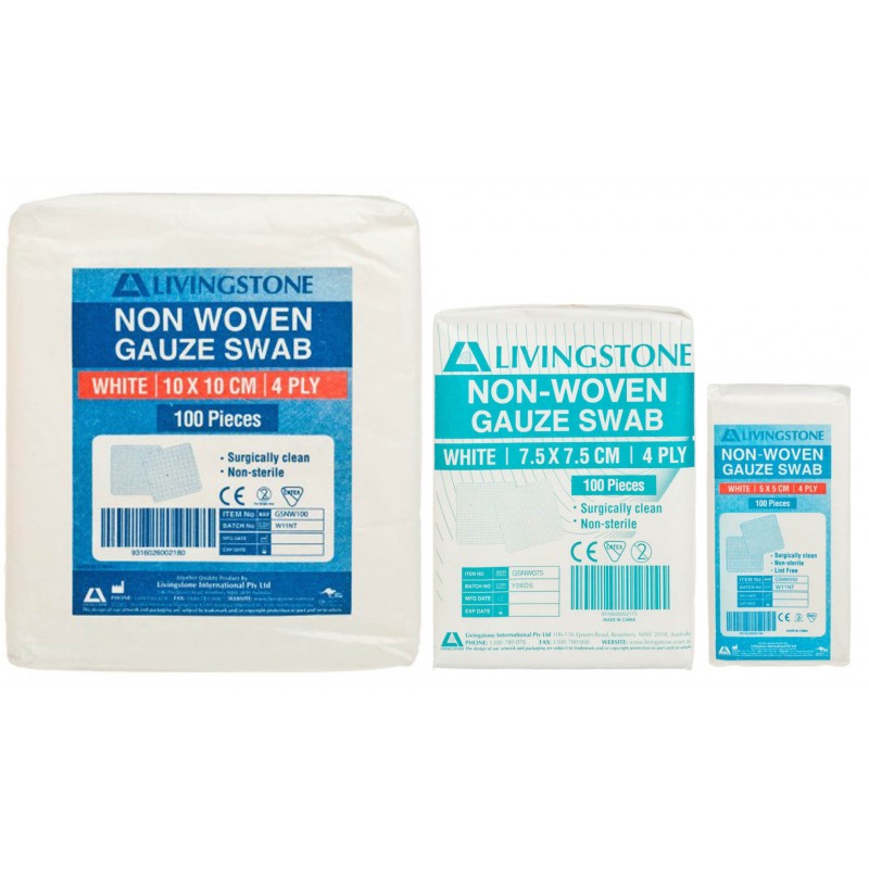 無紡紗布 (4層) Non Woven Gauze Swab (4PLY)