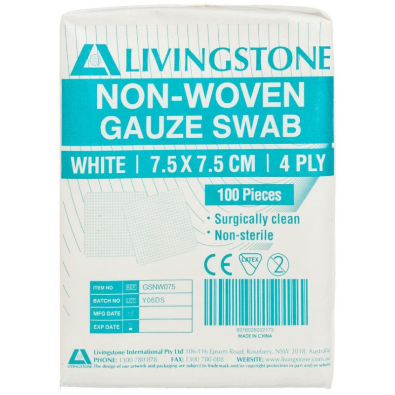 Non-woven gauze (4 layers) Non Woven Gauze Swab (4PLY)