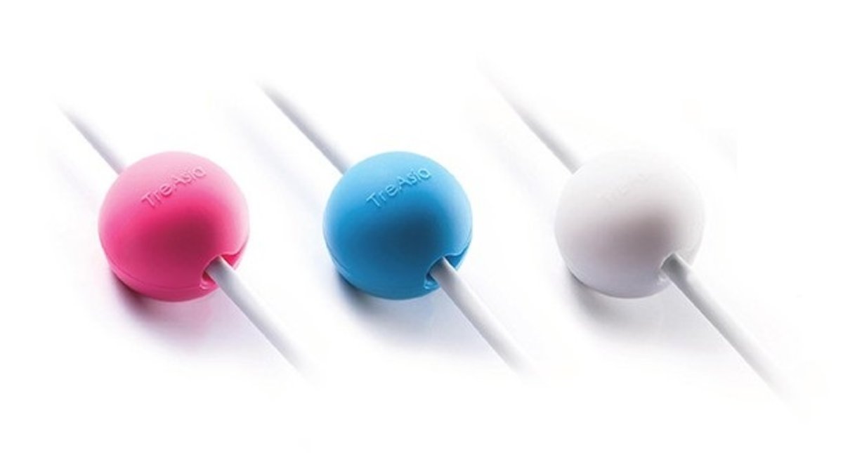 TreAsia - Magnetic take-up ball (pink/aqua/white)