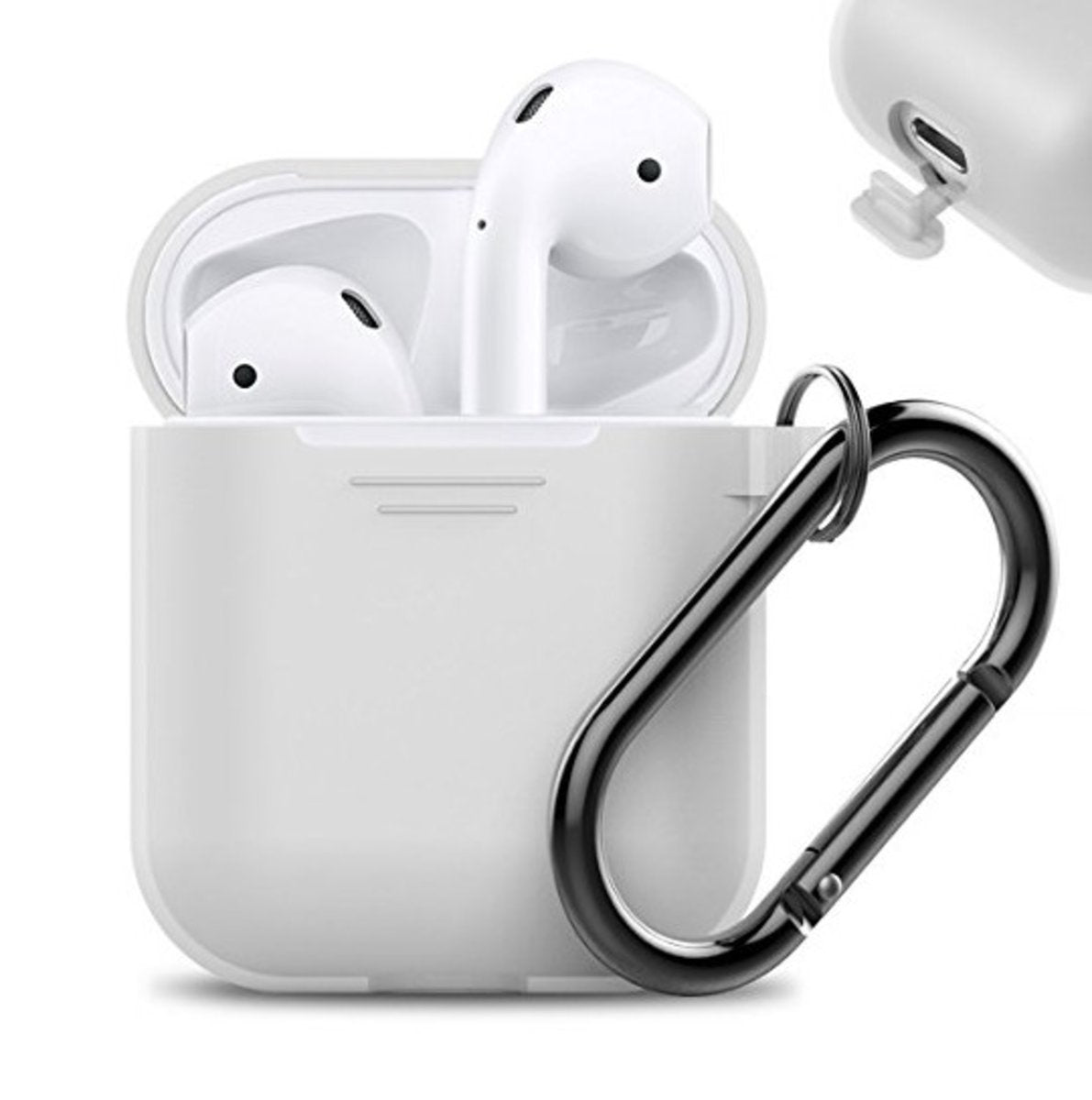 AhaStyle - PODFIT 2.0 AirPods Charging Case Silicone Case - White