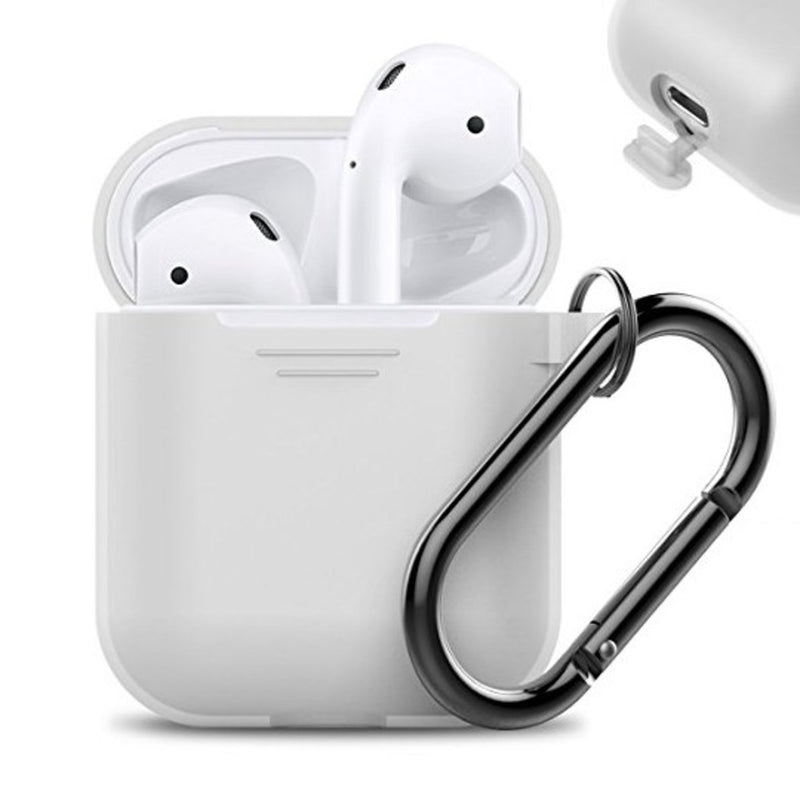 AhaStyle - PODFIT 2.0 AirPods 充電盒矽膠保護殼 - 白色