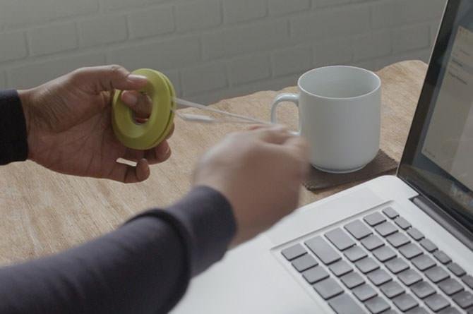 Bluelounge - Cableyoyo Headphone Cable Organizer - Green