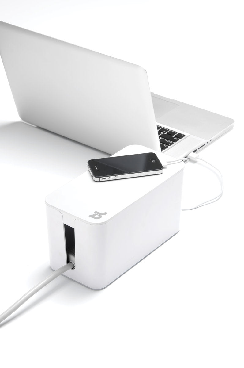 Bluelounge - CableBox Mini Mini Cable Storage Box - White