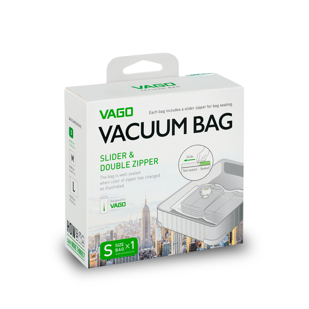 Vago - 專用旅行真空袋 - 小碼