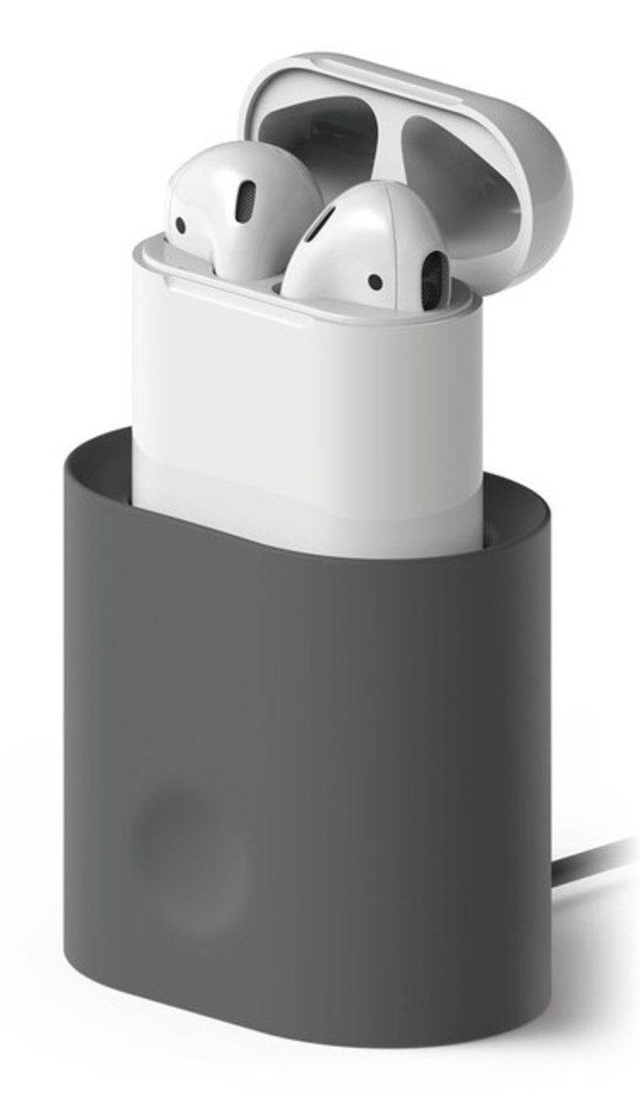 Elago - Airpods Charging Case Stand Charging Stand - Dark Gray