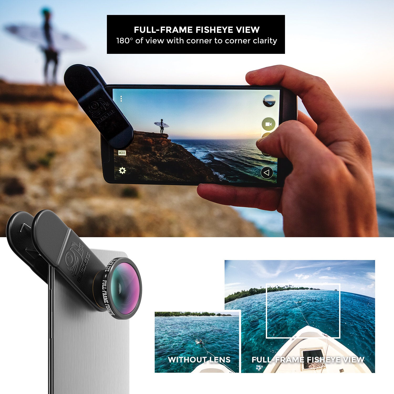 Blackeyes - Pro Full Frame Fisheye Mobile Lens