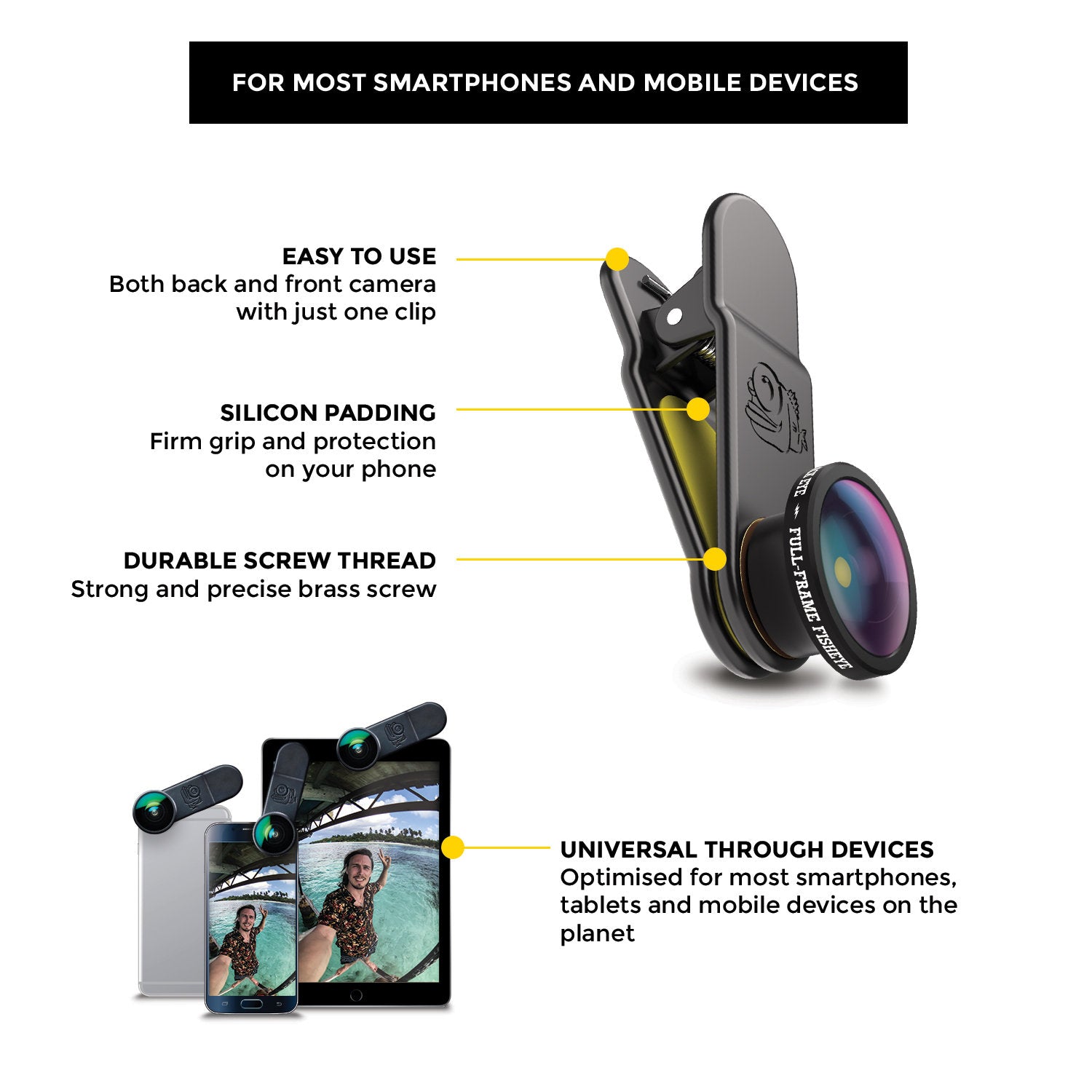 Blackeyes - Pro Full Frame Fisheye Mobile Lens