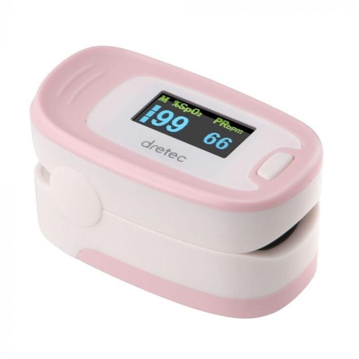 Dretec - OX-102 pulse oximeter｜fingertip type｜blood oxygen meter｜finger clip type｜blood oxygen measurement｜heart rate monitoring｜oximeter