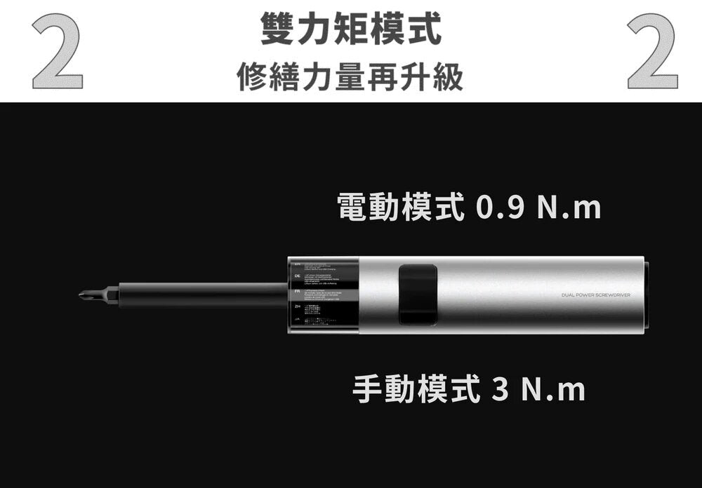 Wowstick - SD63 雙動力鋰電家居級螺絲刀套組｜36 in 1 電動螺絲批｜充電式｜起子電批｜電批