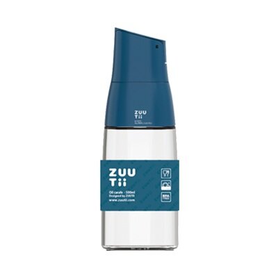 ZUUTii - Automatic opening oil and vinegar bottle | Leak-proof condiment bottle | Glass oil bottle | 500ml | Seasoning container | Oil can | Gravity sensing oil bottle