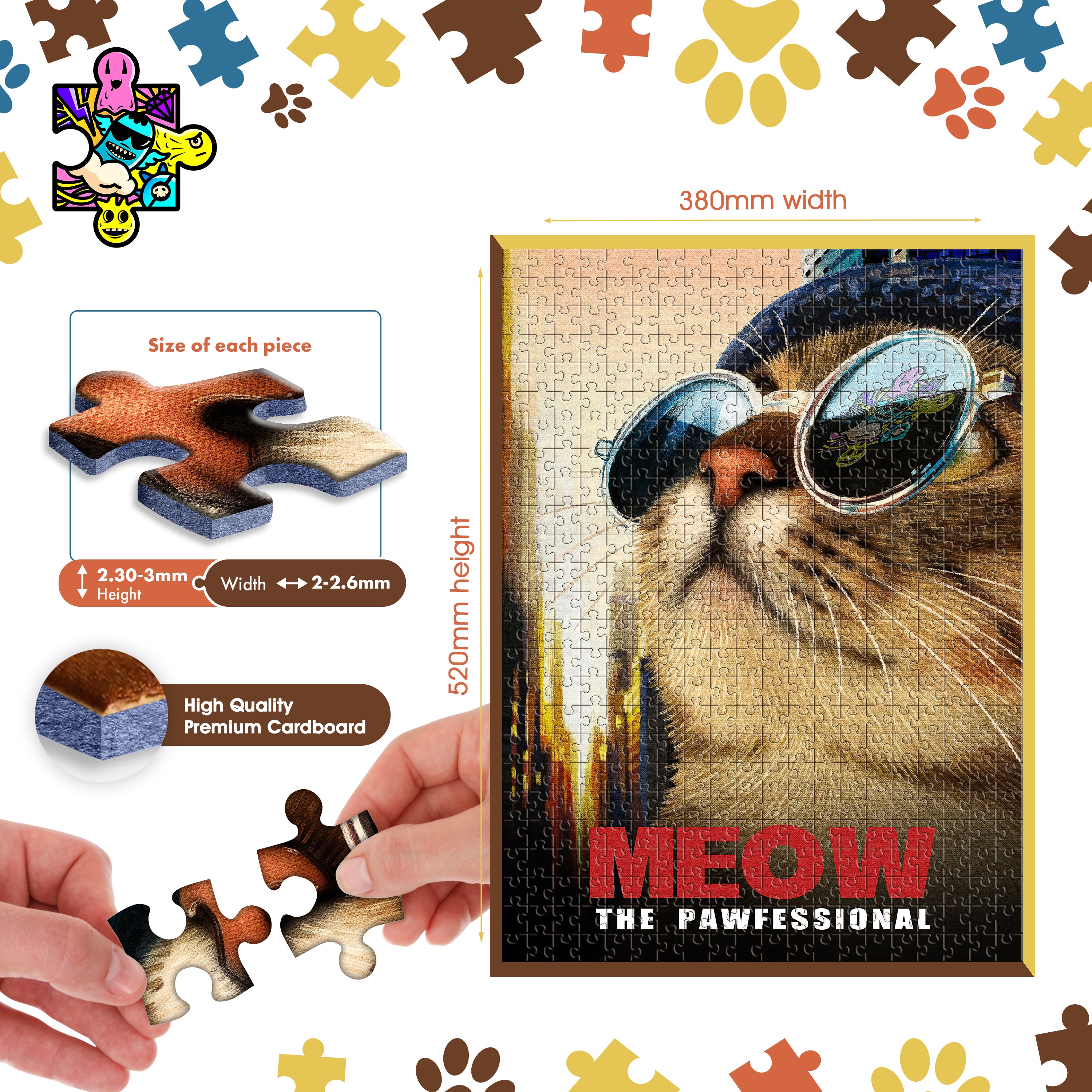 PUZZMATE THE PAWFESSIONAL 500
