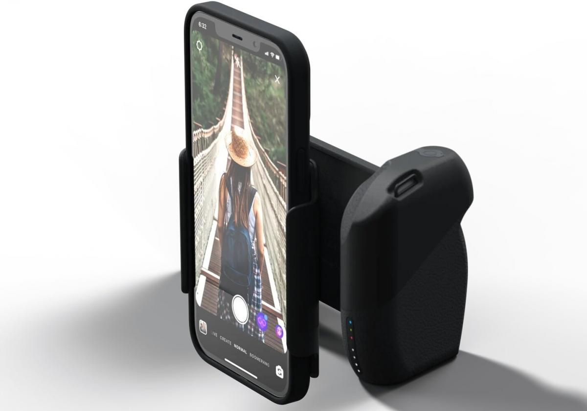 SHIFTCAM - ProGrip Starter Kit Photography Grip｜Wireless Charging Stand｜Power Bank｜Mobile Phone Shooting Stand｜Ergonomics｜Bluetooth Shutter Button