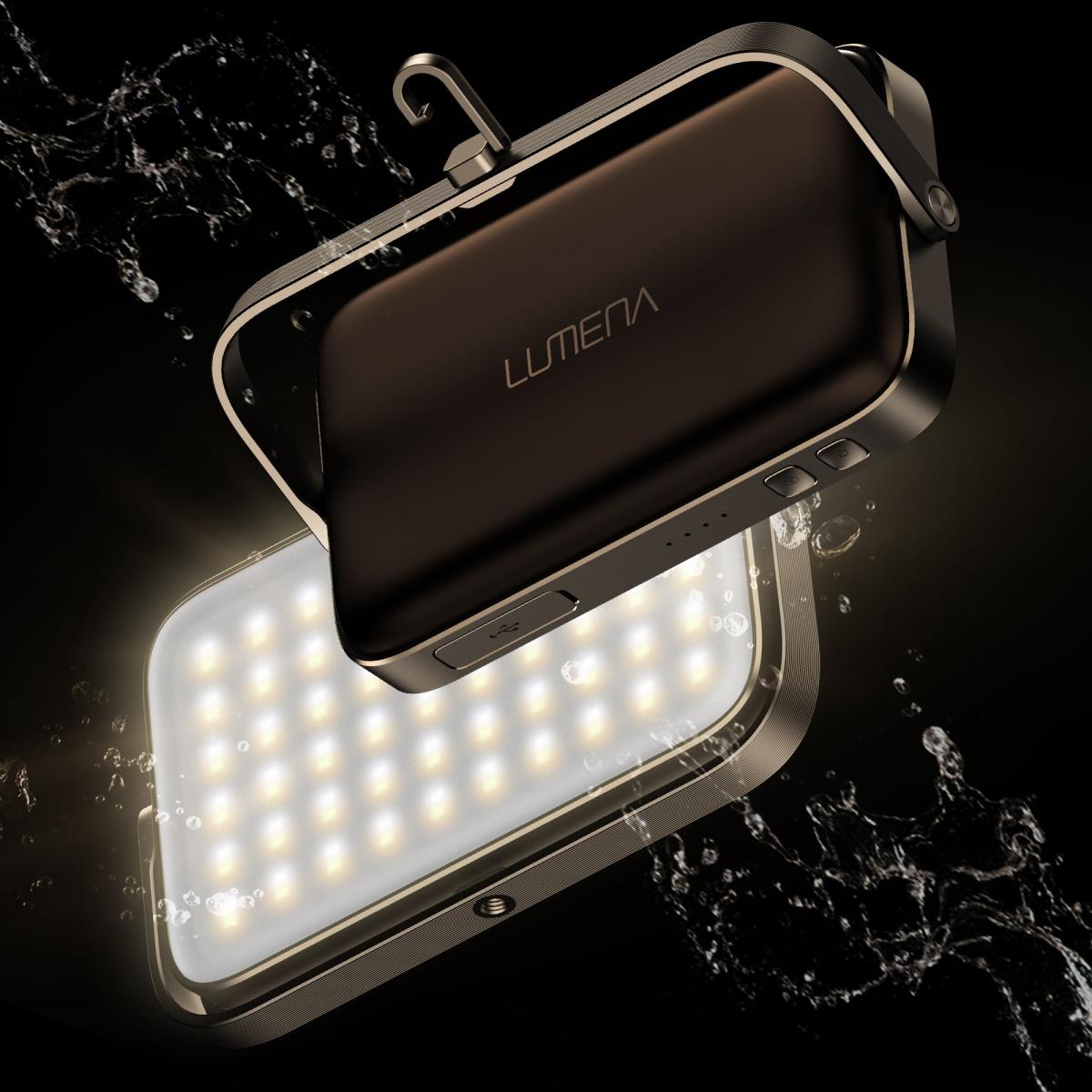 Lumena - PLUS 2 行動電源照明LED燈｜露營燈｜防水燈