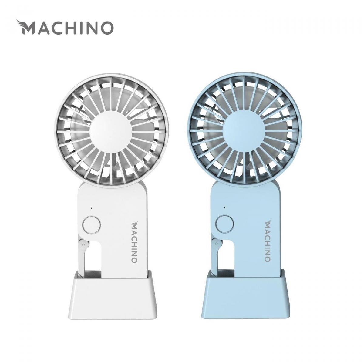 Machino - M12 handheld mini fan｜USB rechargeable｜wireless｜portable｜hook｜handheld｜hands-free｜stand 