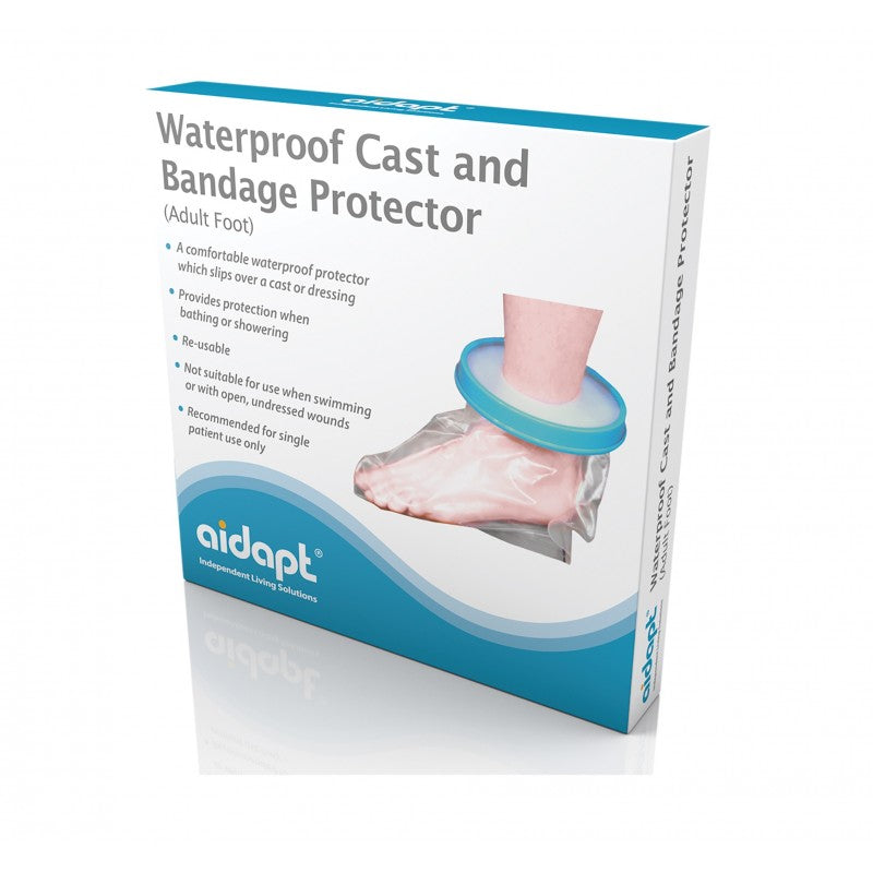 Aidapt Waterproof Protector for use Bathing Bath Waterproof Protector - Adult Foot Adult Foot 