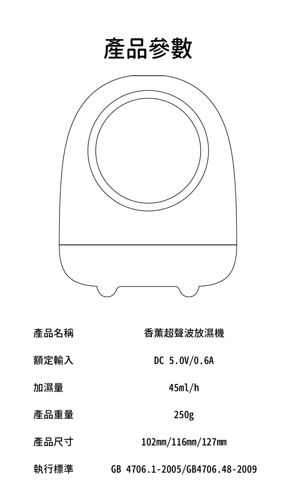 Miffy - MIF05 超聲波放濕機｜便攜式加濕器｜小夜燈