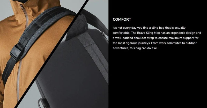 Australia ALPAKA - BRAVO SLING MAX upgraded anti-theft side shoulder bag | weatherproof | waist bag | crossbody bag | shoulder bag | crossbody bag | computer bag