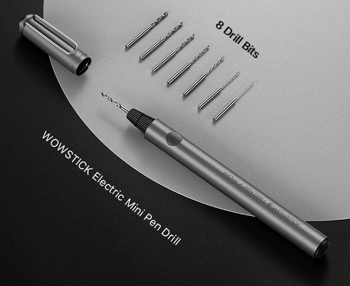 Wowstick - DRILL Metal Mini Electric Hand Drill | Lithium-Based Mini Electric Drill Pen | Electric Screwdriver | Rechargeable | Electric Screwdriver | Electric Drill