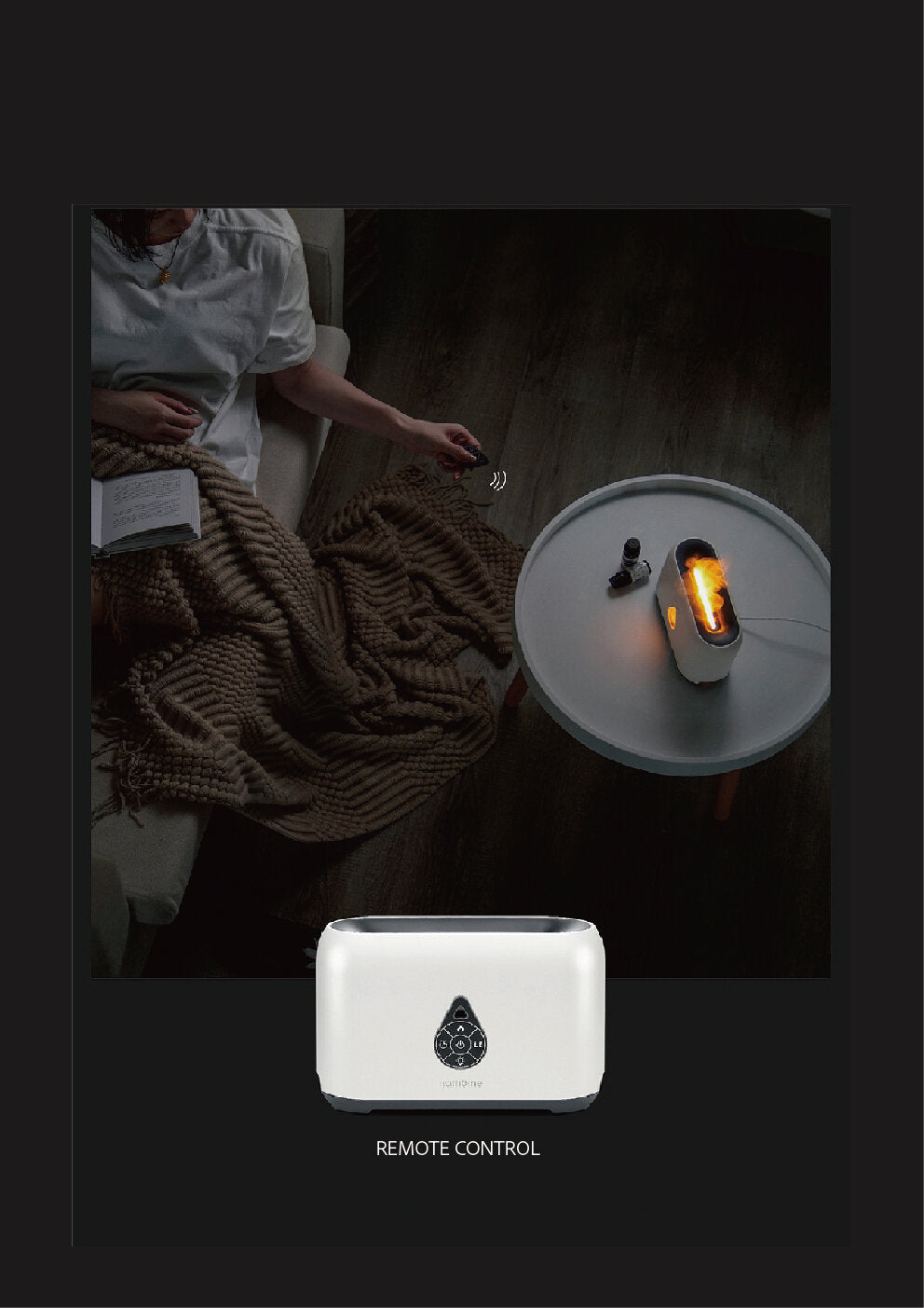 nathome - Flame Aromatherapy Humidifier NJH18 [Hong Kong Licensed]