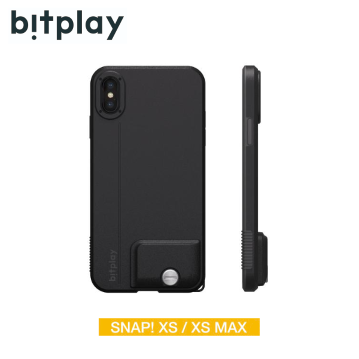 Bitplay - SNAP! iPhone XS/XS Max 全包覆輕量防摔相機殼 - 黑色