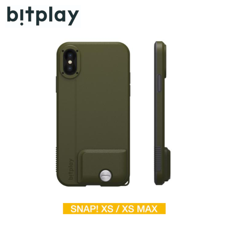 Bitplay - SNAP! iPhone XS/XS Max 全包覆輕量防摔相機殼 - 軍綠色
