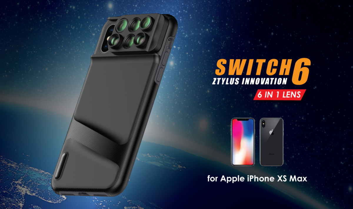Ztylus - Switch MK II iPhone XS Max 6-in-1 Lens Combination Case