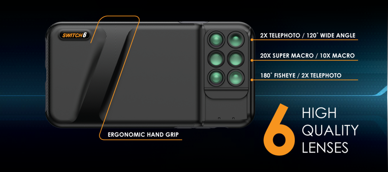 Ztylus - Switch MK II iPhone XS Max 6合1 鏡頭組合保護殼