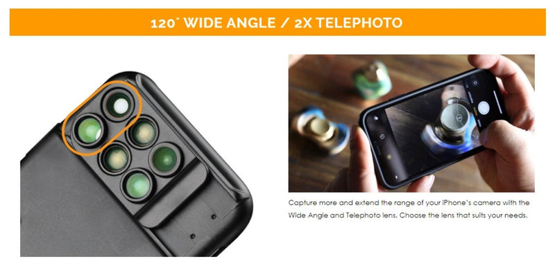 Ztylus - Switch MK II iPhone XS Max 6合1 鏡頭組合保護殼