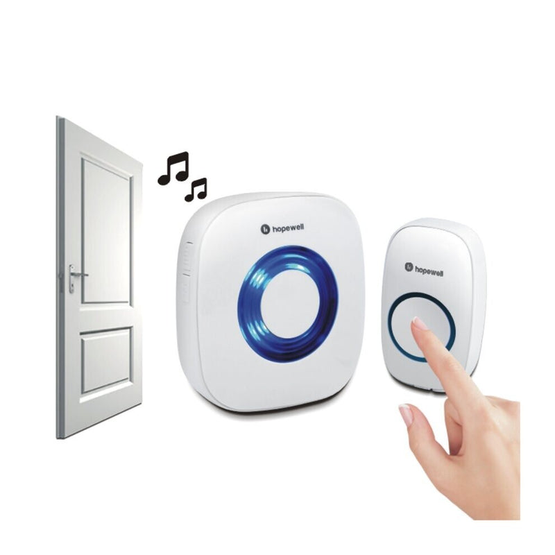 hopewell - 300 meters super wireless doorbell (plug-in type)｜door chime｜calling bell｜calling bell｜safety bell DB-8