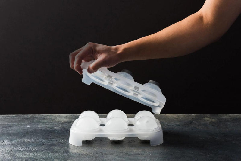 Sveres jumbo - Round cold drink ice balls｜Big whiskey ice balls｜Ice molds｜Silicon ice trays｜BPA free｜2.5"｜6.3 cm