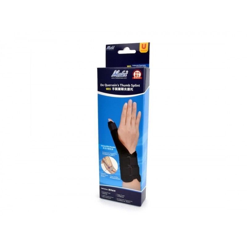 Medex Wrist Tenosynovitis (Mom's Hand) Support De Quervain's Thumb Splint (W05)