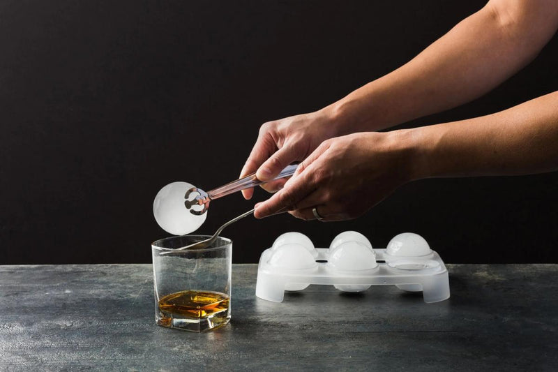 Sveres jumbo - Round cold drink ice balls｜Big whiskey ice balls｜Ice molds｜Silicon ice trays｜BPA free｜2.5"｜6.3 cm