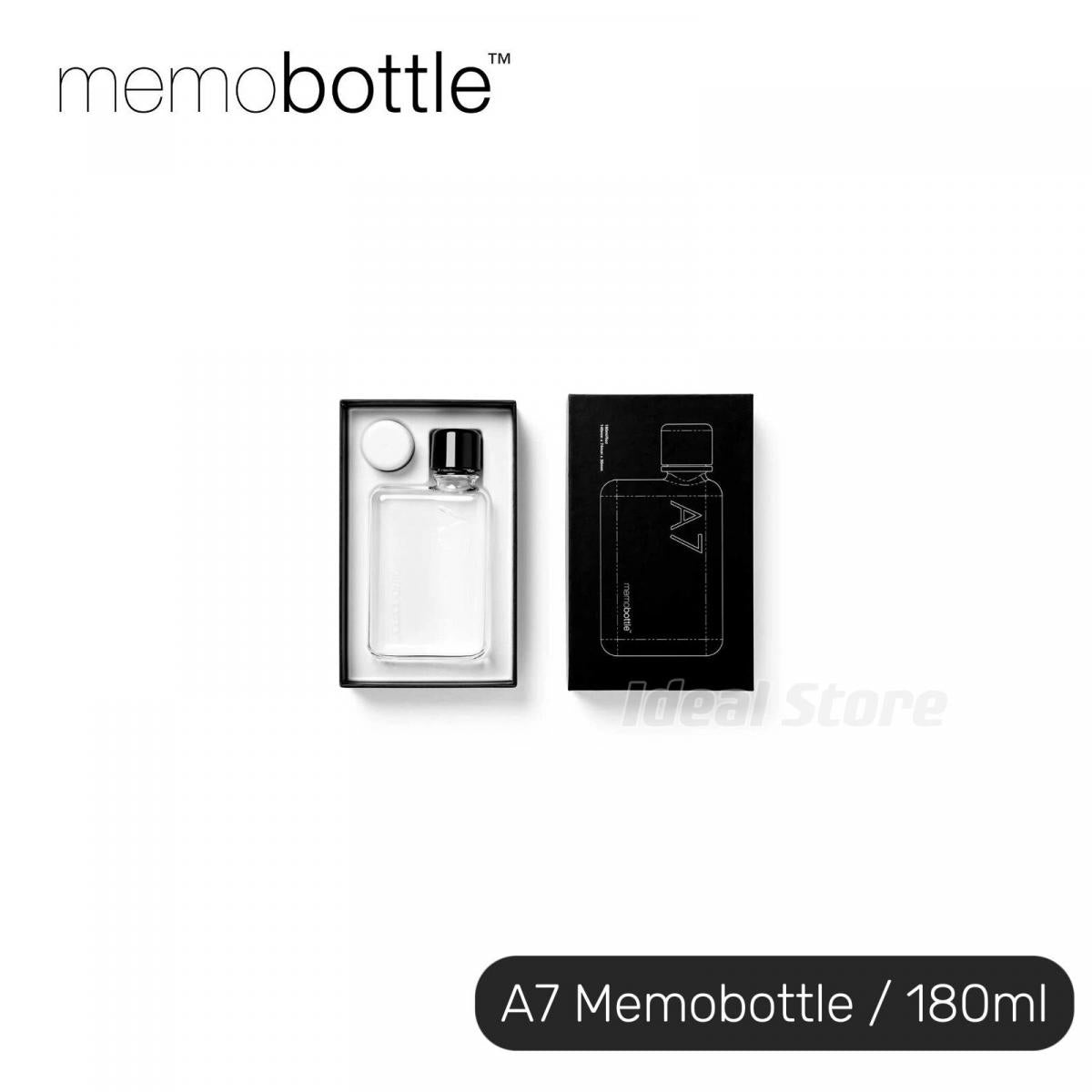 Memobottle - A7 memobottle 超薄環保水瓶｜180ml｜6oz｜膠水樽｜扁水樽｜水壺｜不含BPA｜方便收納
