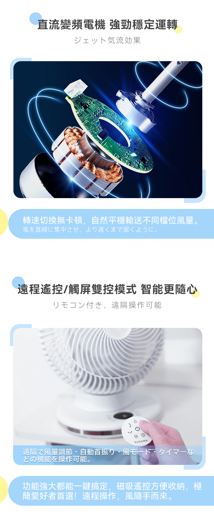 Home - Japan Yohome 4D all-round purification DC circulation fan | Circulation fan | Convection fan | Plasma air purification HTS-F191