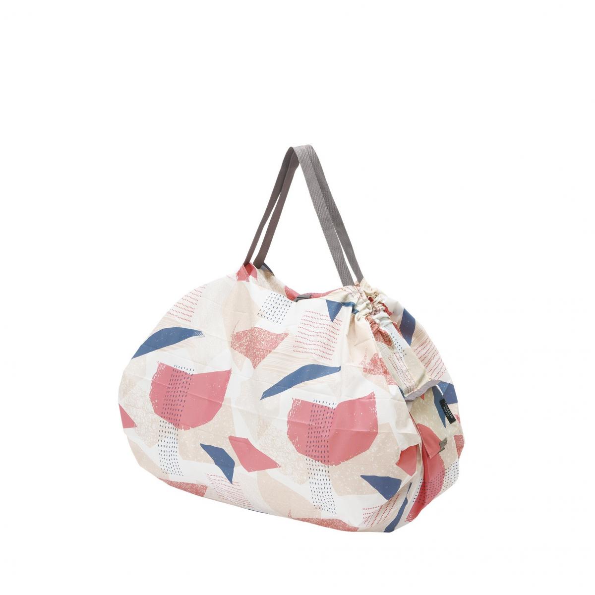 Shupatto - Compact Bag Extremely fast folding storage bag (L SIze)｜Marna｜Shopping bag｜Eco-friendly bag｜Quick storage｜Pocket bag-ARARE (polka dot) 